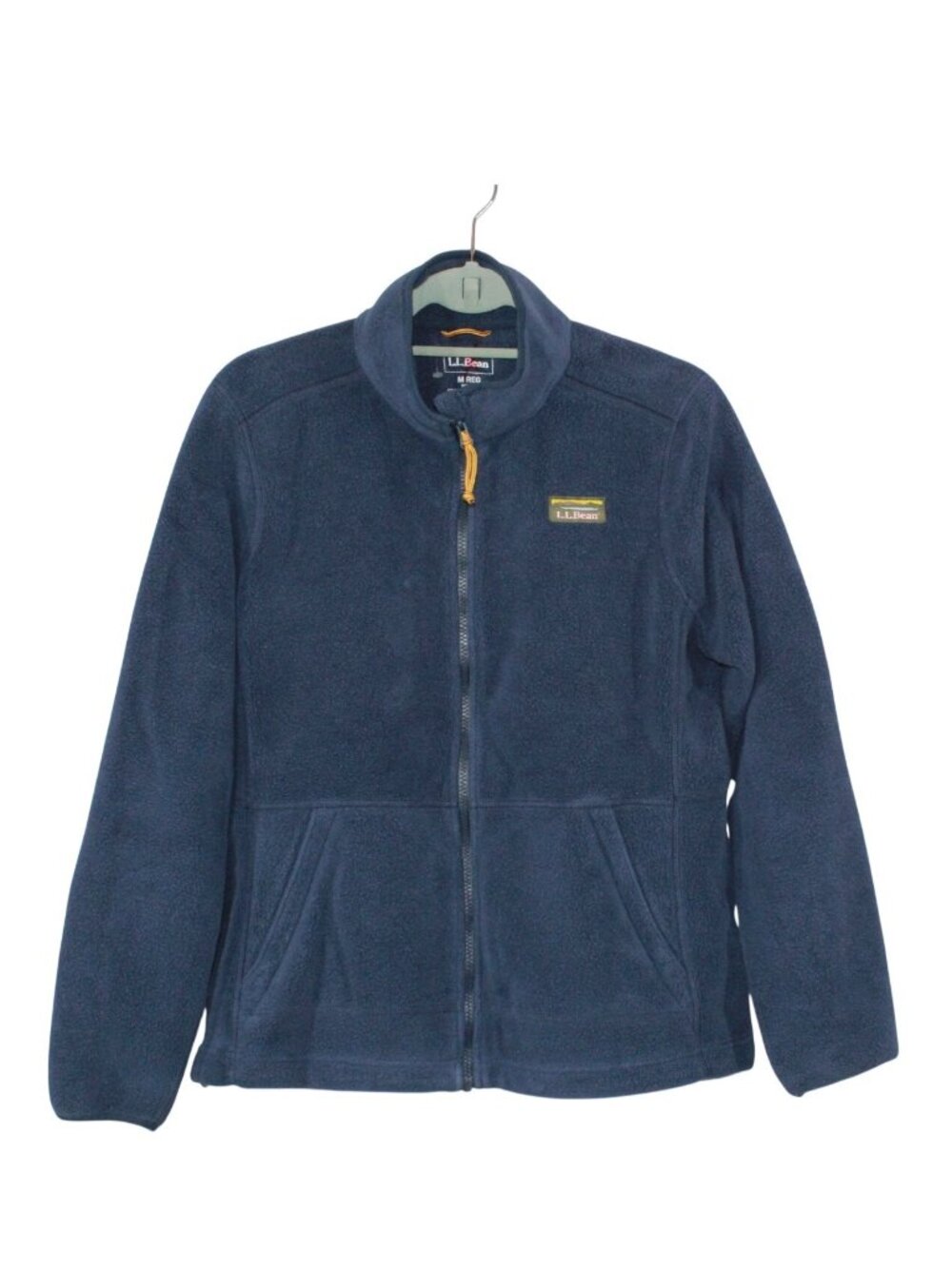 LL Bean Women's Mountain Classic Fleece Jacket Navy Cozy Warm Casual Outdoor M